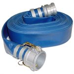 Boyau de refoulement PVC  /  Assemblé raccord Camlock  /  8 po x 50 pi